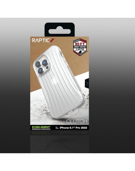 Raptic X-Doria Clutch Case iPhone 14 Pro back cover transparent