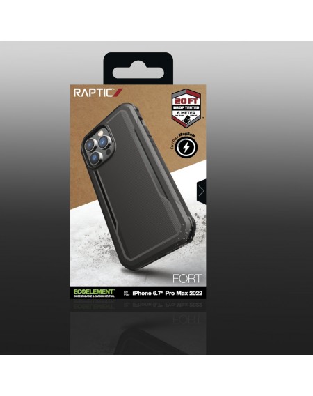 Raptic X-Doria Fort Case iPhone 14 Pro Max with MagSafe armored cover black