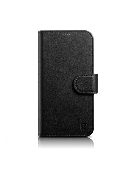 iCarer Wallet Case 2in1 Cover iPhone 14 Pro Max Leather Flip Cover Anti-RFID black (WMI14220728-BK)