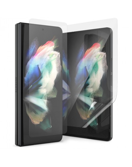 Ringke Dual Easy Film Front and Back Screen Protector for Samsung Galaxy Z Fold4 (D2E047)