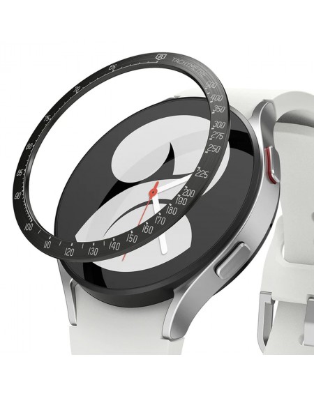 Ringke Bezel Styling Case Frame Envelope Ring Samsung Galaxy Watch 5 40mm / 4 40mm Black (Stainless Steel) (GW4-40-03)