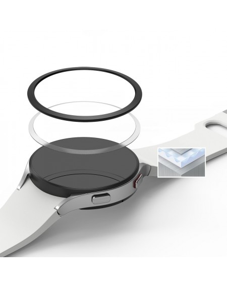 Ringke Bezel Styling Case Frame Envelope Ring Samsung Galaxy Watch 5 40mm / 4 40mm Black (Stainless Steel) (GW4-40-05)
