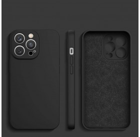 Silicone case for iPhone 13 Pro Max silicone cover black
