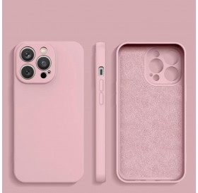 Silicone case for iPhone 13 Pro silicone cover pink