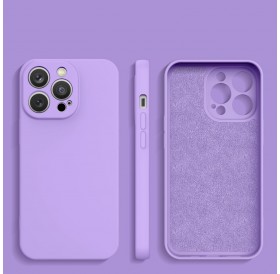 Silicone case for Samsung Galaxy A12 silicone cover purple