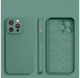 Silicone case for Samsung Galaxy A12 silicone cover green