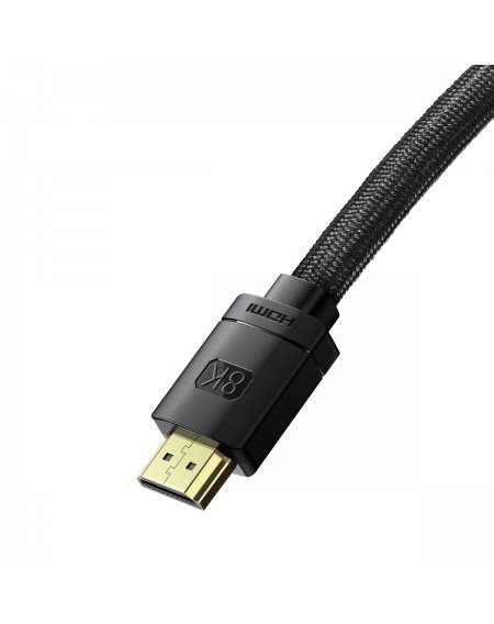 Baseus High Definition Series HDMI 8K to HDMI 8K Adapter Cable 0.5m Black