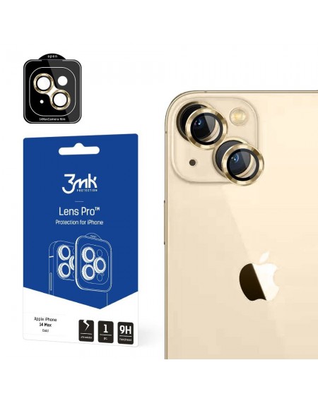 Apple iPhone 14 Plus - 3mk Lens Protection Pro Gold