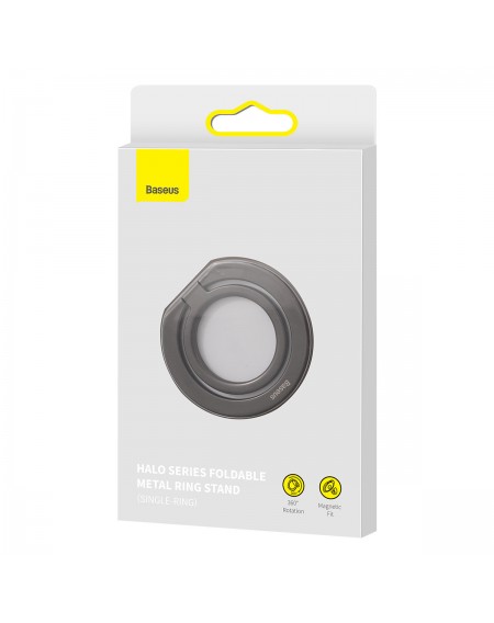 Baseus Halo magnetic ring holder phone stand gray (SUCH000013)
