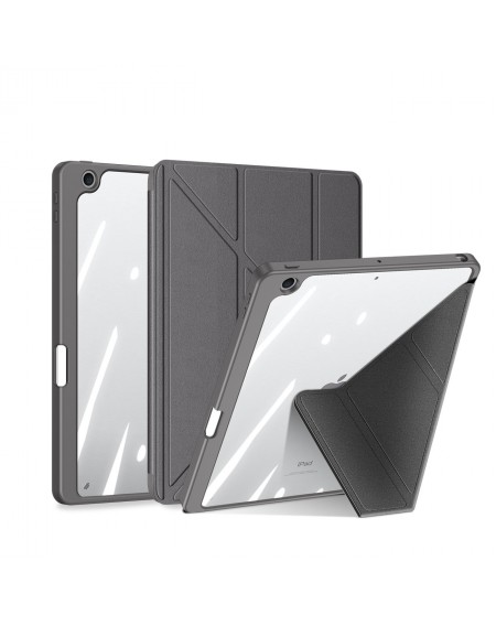 Dux Ducis Magi case for iPad 10.9&#39;&#39; 2022 (10 gen.) cover with stylus holder smart cover stand gray