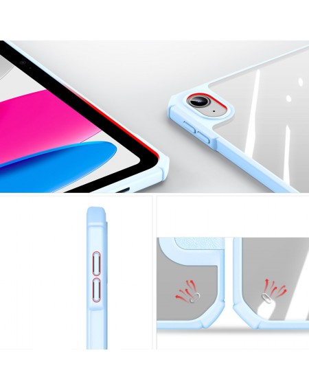 Dux Ducis Copa case for iPad 10.9&#39;&#39; 2022 (10 gen.) smart cover stand blue