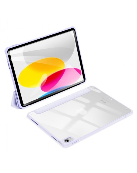 Dux Ducis Copa case for iPad 10.9&#39;&#39; 2022 (10 gen.) smart cover stand purple