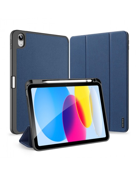 Dux Ducis Domo case iPad 10.9&#39;&#39; 2022 (10 gen.) smart cover stand blue