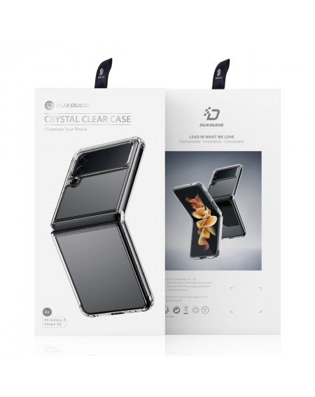 Dux Ducis Clin case for Samsung Galaxy Z Flip4 transparent
