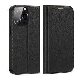 Dux Ducis Skin X2 case for iPhone 14 Pro magnetic flip cover black