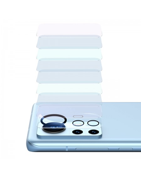 Baseus film for the camera Xiaomi 12 Pro 0.3mm transparent (2pcs) + cleaning kit (SGQK000402)