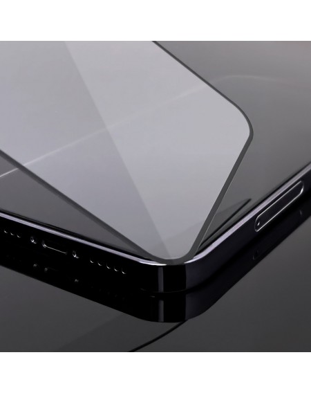 Wozinsky Super Tough Full Glue Tempered Glass Full Screen With Frame Case Friendly TCL 20 5G Black