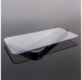 Wozinsky Super Durable Full Glue Tempered Glass Full Screen With Frame Case Friendly Motorola Moto E32 Black