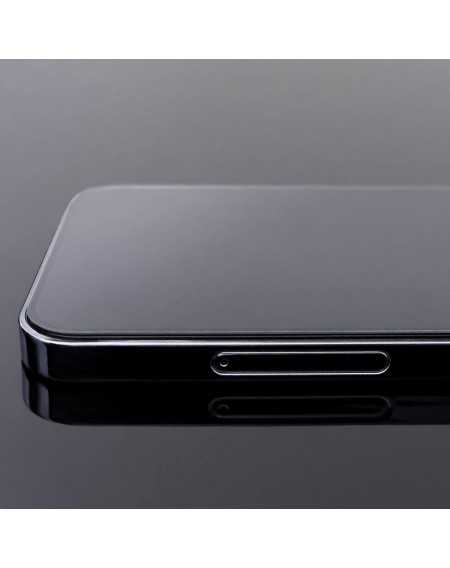 Wozinsky Super Durable Full Glue Tempered Glass Full Screen With Frame Case Friendly Motorola Moto G52 Black