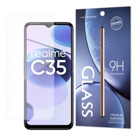 Tempered Glass 9H tempered glass Realme C35 (packaging - envelope)