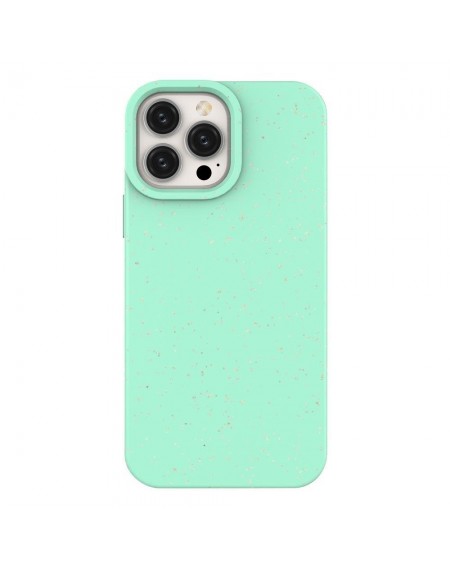 Eco Case case for iPhone 14 Plus silicone degradable cover mint green