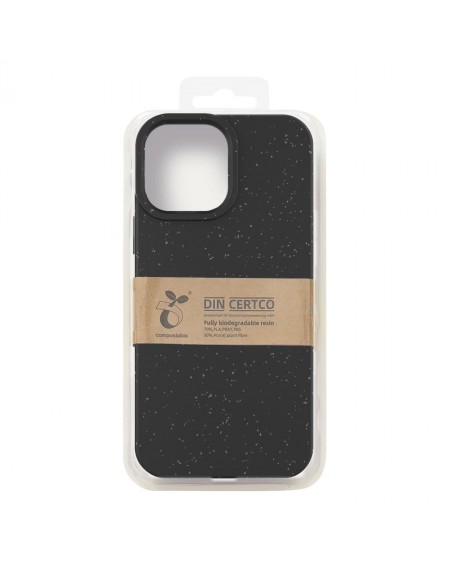 Eco Case case for iPhone 14 Pro silicone degradable cover black