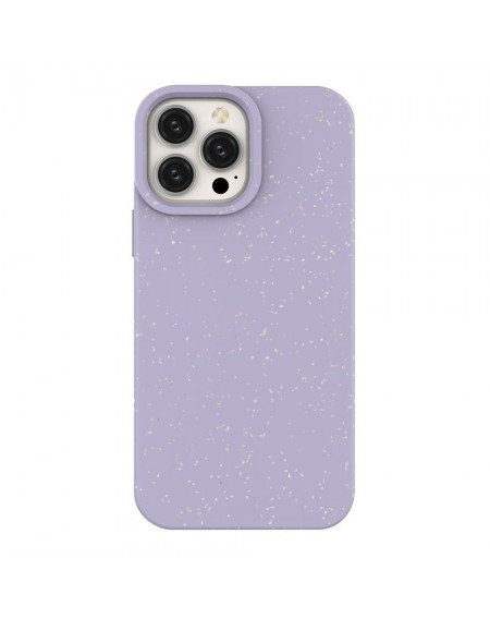 Eco Case case for iPhone 14 Pro silicone degradable cover purple