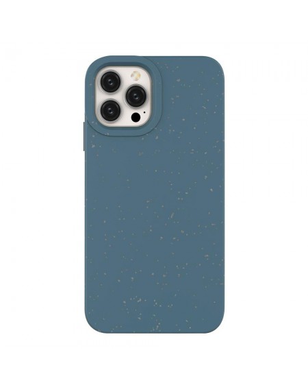 Eco Case case for iPhone 14 Pro Max silicone degradable cover navy blue