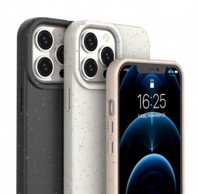 Eco Case case for iPhone 14 Pro Max silicone degradable cover purple