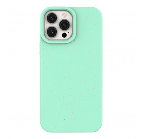 Eco Case case for iPhone 14 Pro Max silicone degradable cover mint green