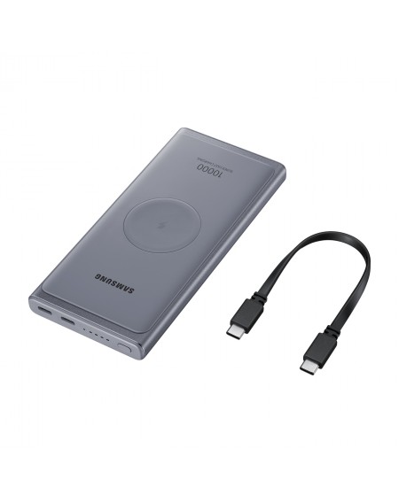 Samsung Powerbank 10000 mAh with wireless charging function gray (EB-U3300XJEGEU)
