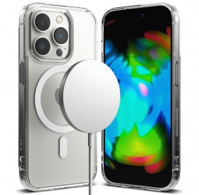 Ringke Fusion Magnetic Magnetic Hard Case with Gel Frame for iPhone 14 Pro Max Translucent (FMGM645E52) (MagSafe Compatible)
