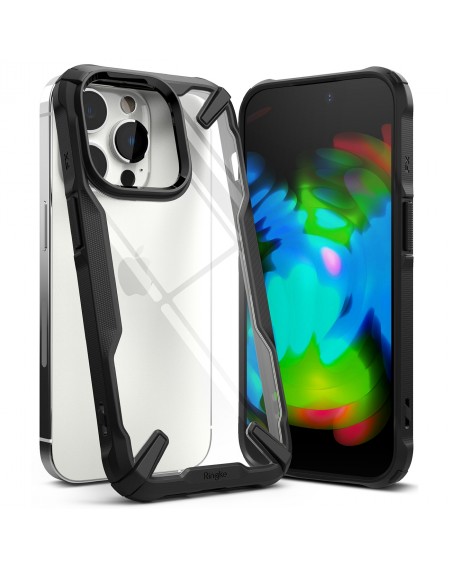 Ringke Fusion X Design case armored cover with frame for iPhone 14 Pro Max black (FX647E55)