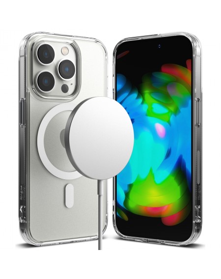 Ringke Fusion Magnetic Magnetic Hard Case with Gel Frame for iPhone 14 Pro Translucent (FMGM641E52) (MagSafe Compatible)