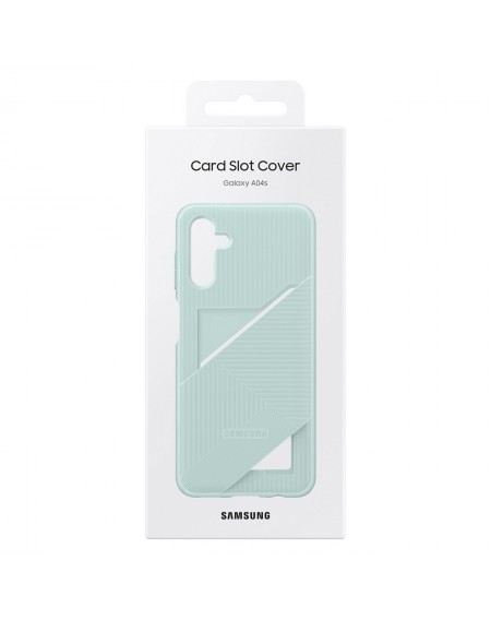 Samsung Card Slot Cover Case for Samsung Galaxy A04s Silicone Case Card Wallet Green (EF-OA047TGEGWW)