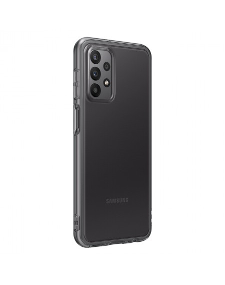 Samsung Soft Clear Cover durable case with a gel frame and reinforced back Samsung Galaxy A23 black (EF-QA235TBEGWW)