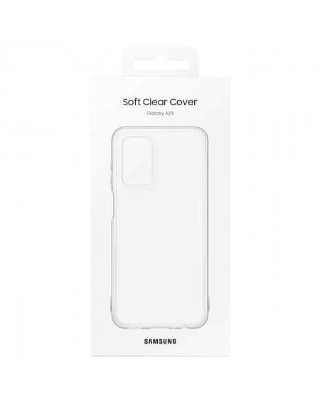 Samsung Soft Clear Cover durable case with a gel frame and reinforced back Samsung Galaxy A23 transparent (EF-QA235TTEGWW)
