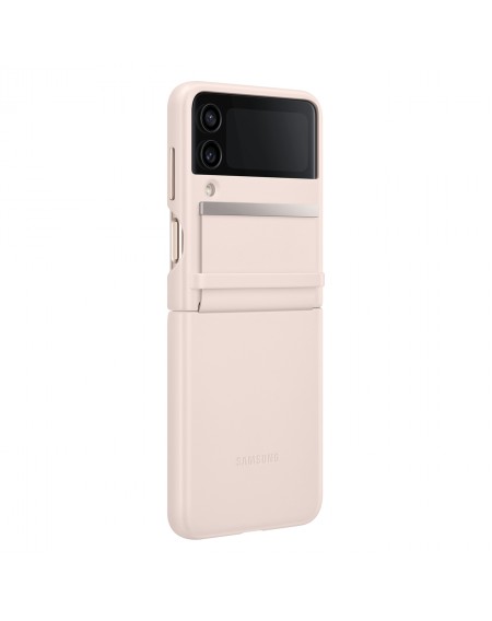 Samsung Flap Leather Cover Case for Galaxy Z Flip4 Peach (EF-VF721LPEGWW)
