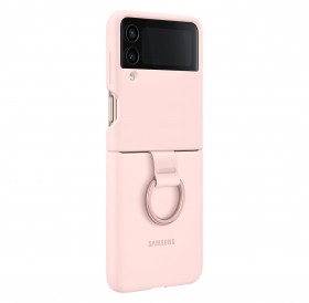Samsung Ring Silicone Cover Case Cover for Samsung Galaxy Z Flip4 Hanger Case Pink (EF-PF721TPEGWW)