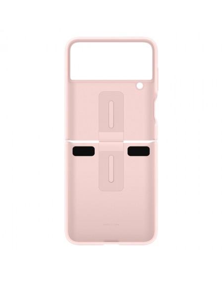 Samsung Ring Silicone Cover Case Cover for Samsung Galaxy Z Flip4 Hanger Case Pink (EF-PF721TPEGWW)