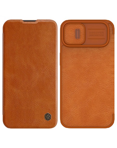 Nillkin Qin Pro Leather Case iPhone 14 6.1 2022 Brown