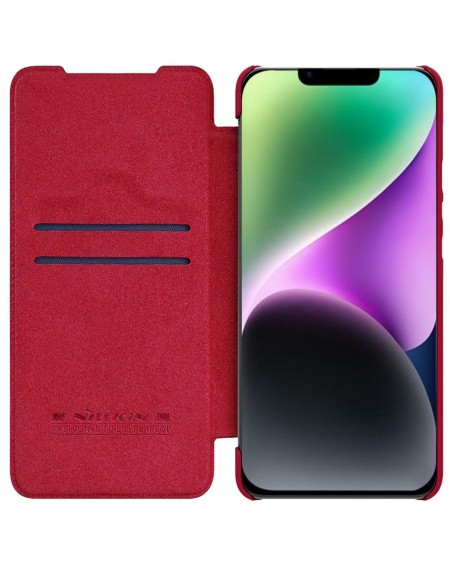 Nillkin Qin Pro Leather Case iPhone 14 6.1 2022 Red