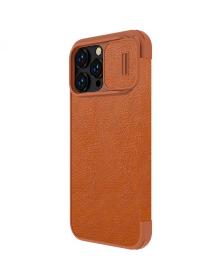Nillkin Qin Pro Leather Case iPhone 14 Pro 6.1 2022 Brown