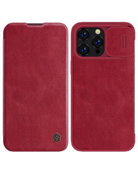 Nillkin Qin Pro Leather Case iPhone 14 Pro 6.1 2022 Red