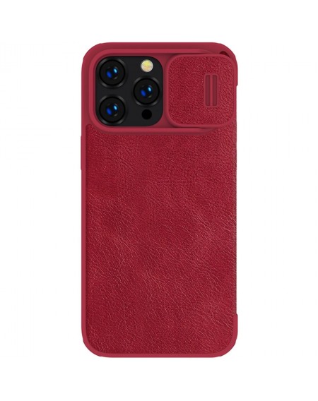 Nillkin Qin Pro Leather Case iPhone 14 Pro 6.1 2022 Red