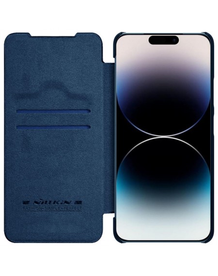 Nillkin Qin Pro Leather Case iPhone 14 Pro 6.1 2022 Blue