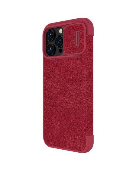 Nillkin Qin Pro Leather Case iPhone 14 Pro Max 6.7 2022 Red
