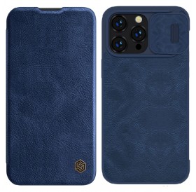 Nillkin Qin Pro Leather Case iPhone 14 Pro Max 6.7 2022 Blue