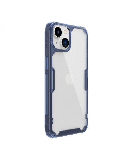 Nillkin Nature Pro case iPhone 14 armored case cover blue