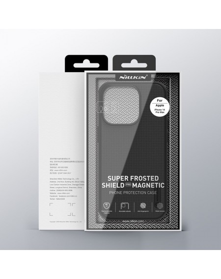 Nillkin Super Frosted Shield Pro Magnetic Case iPhone 14 Pro Max 6.7 2022 Black